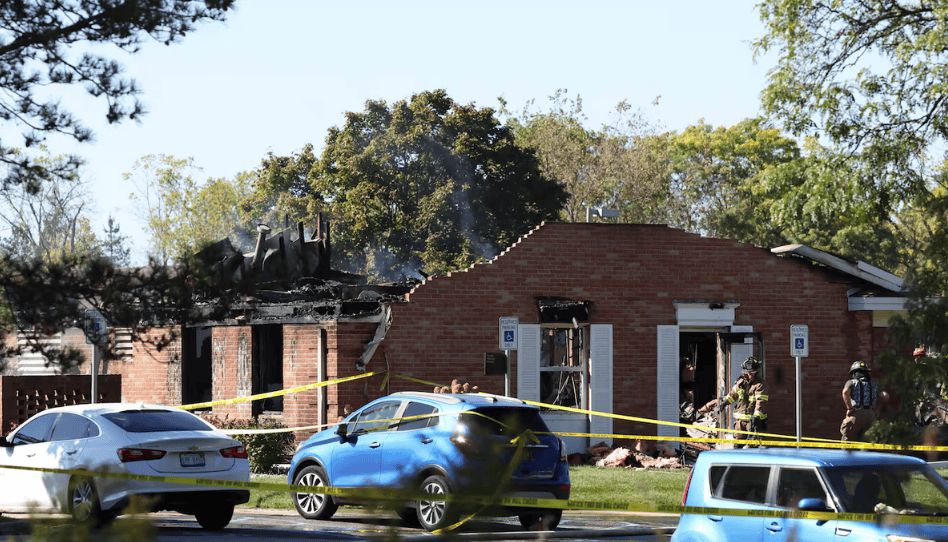 Capela Michigan incêndio