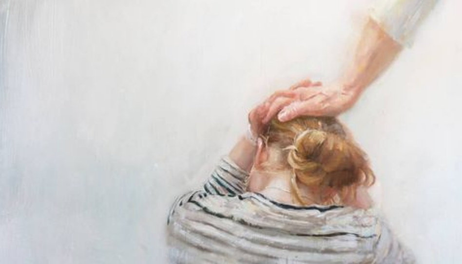a mão de deus sobre uma mulher